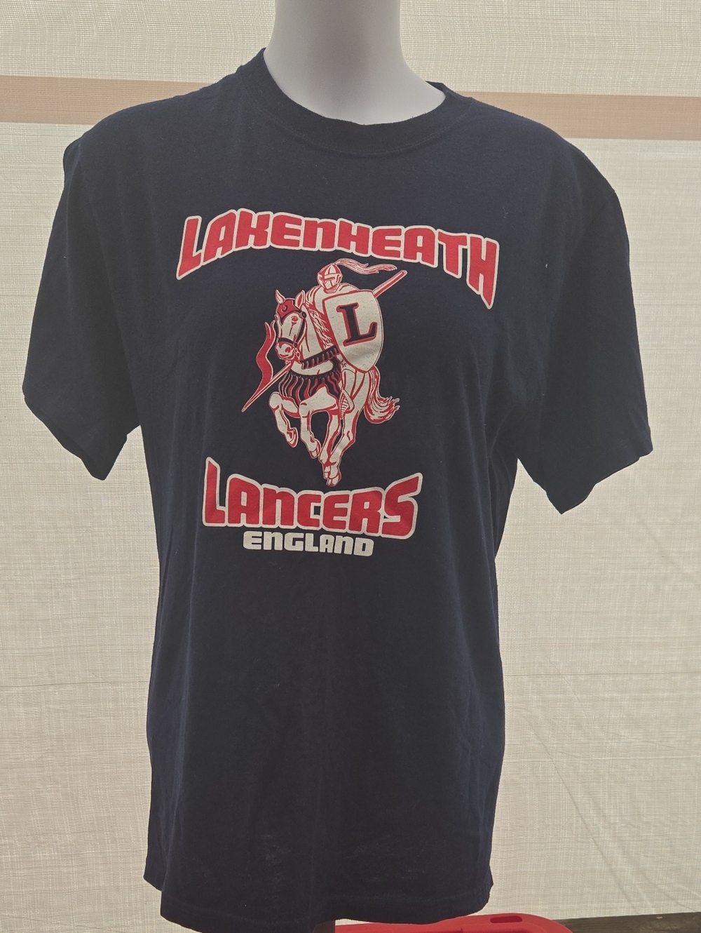 Jerzees Navy Lakenheath Lancers England Graphic Tee